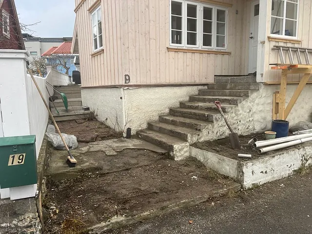 Rehabilitering av uteområde